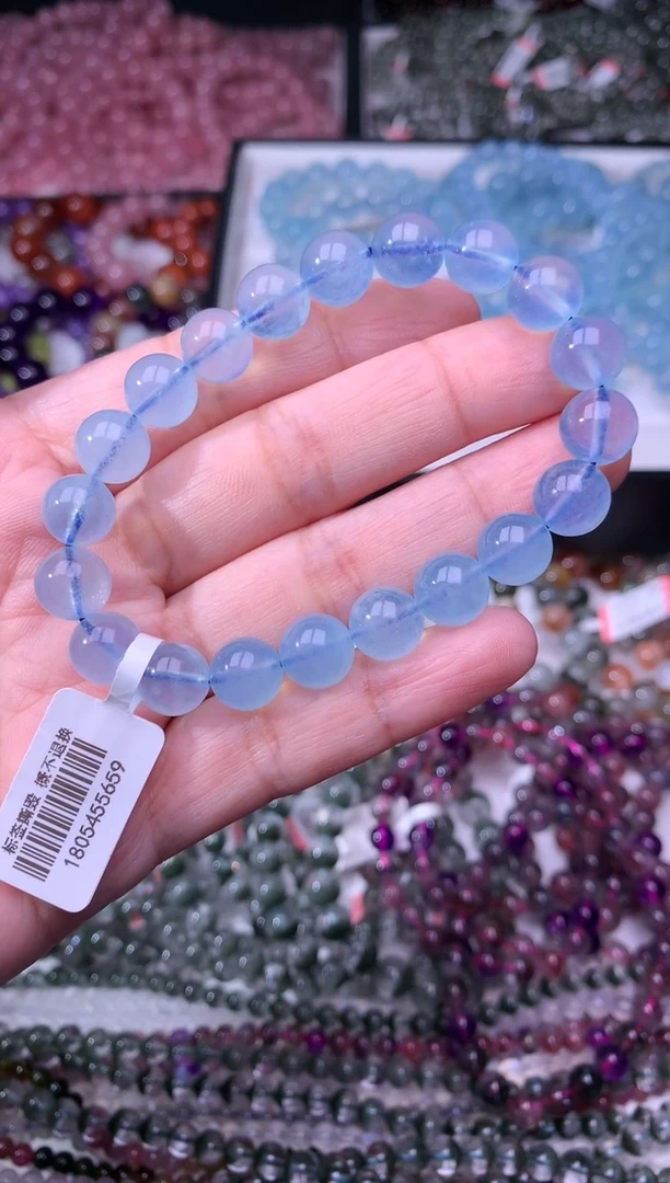 【闪购商品】水晶手链未镶嵌海蓝宝A9
