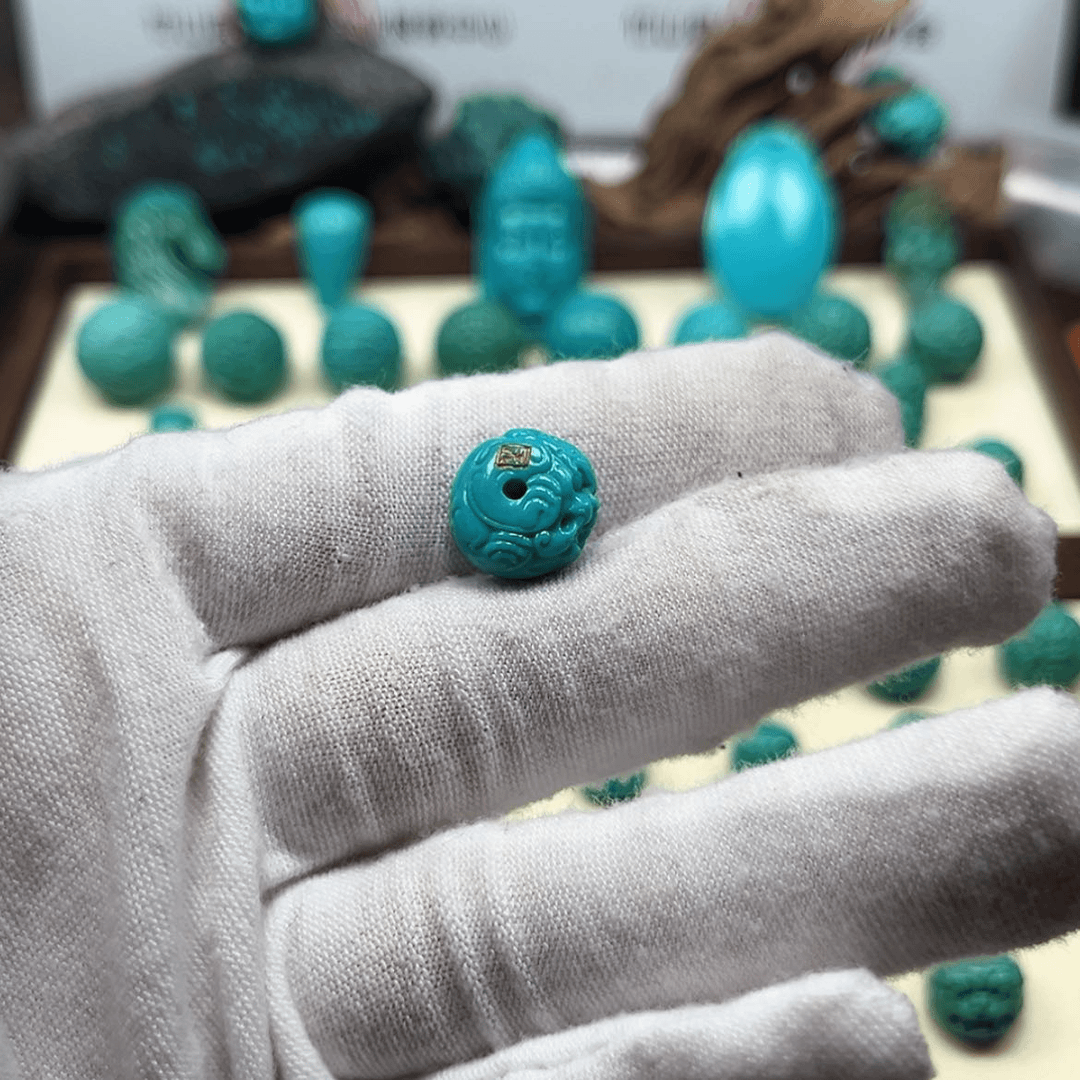 【闪购商品】绿松石绿松石未镶嵌旁**人