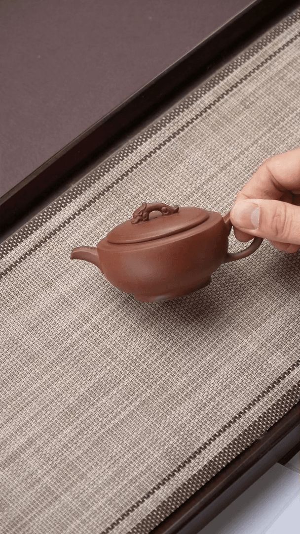 【闪购商品】紫砂茶壶@@九隽华祥  紫泥