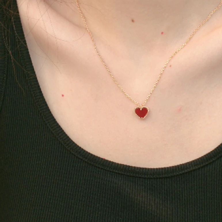 合金项链 欧美轻奢时尚百搭气质小众简约精致坠链项链 单 VC040Y