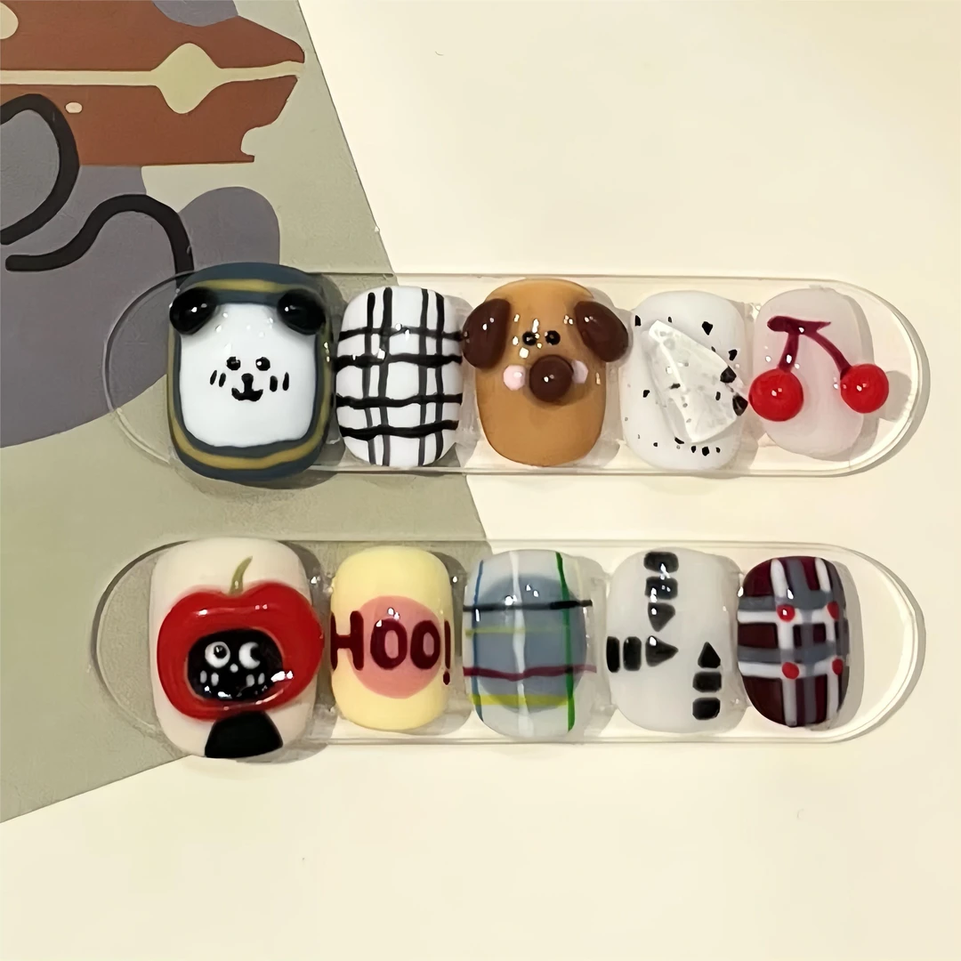 甜心果冻 秋野纯手工穿戴甲 可爱款