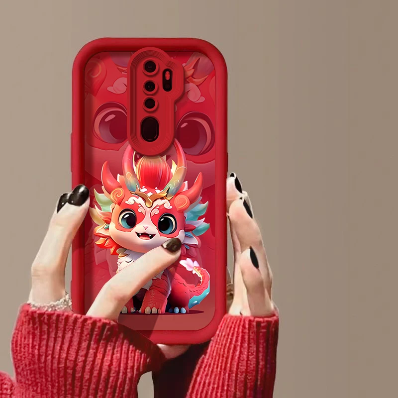 适用oppoa11x手机壳PCHM30全包彩绘创意防摔个性女款男呆萌龙宝宝