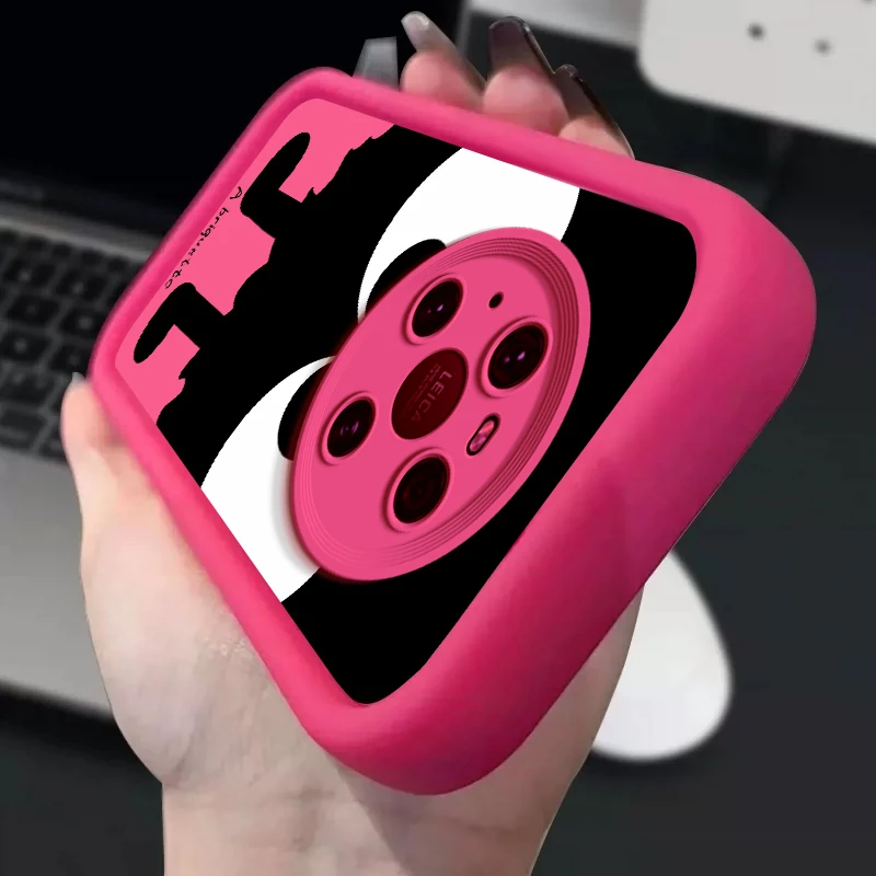 适用华为Mate40Pro手机壳NOH-AN00彩绘女款高级全包创意大眼煤球