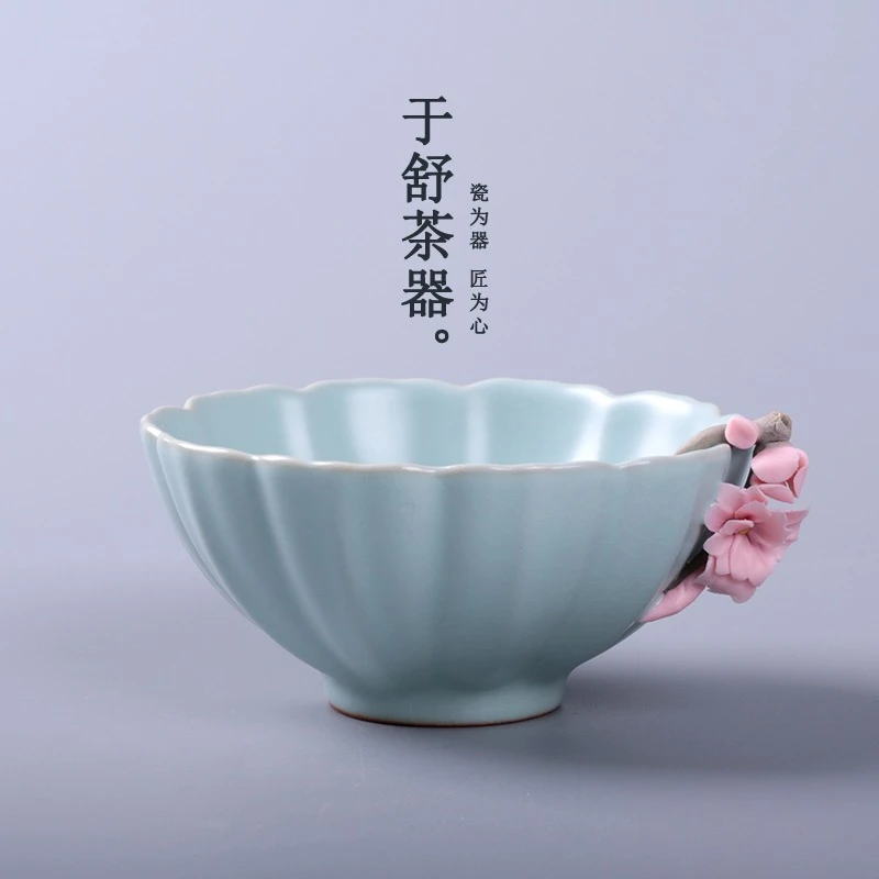 陈培明汝窑花开富贵大菊瓣（播）