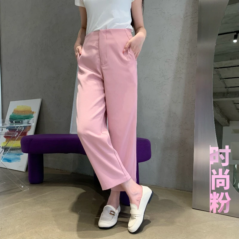 2023新款九分香蕉裤镰刀哈伦裤宽松显瘦时尚休闲女裤垂坠感七分裤