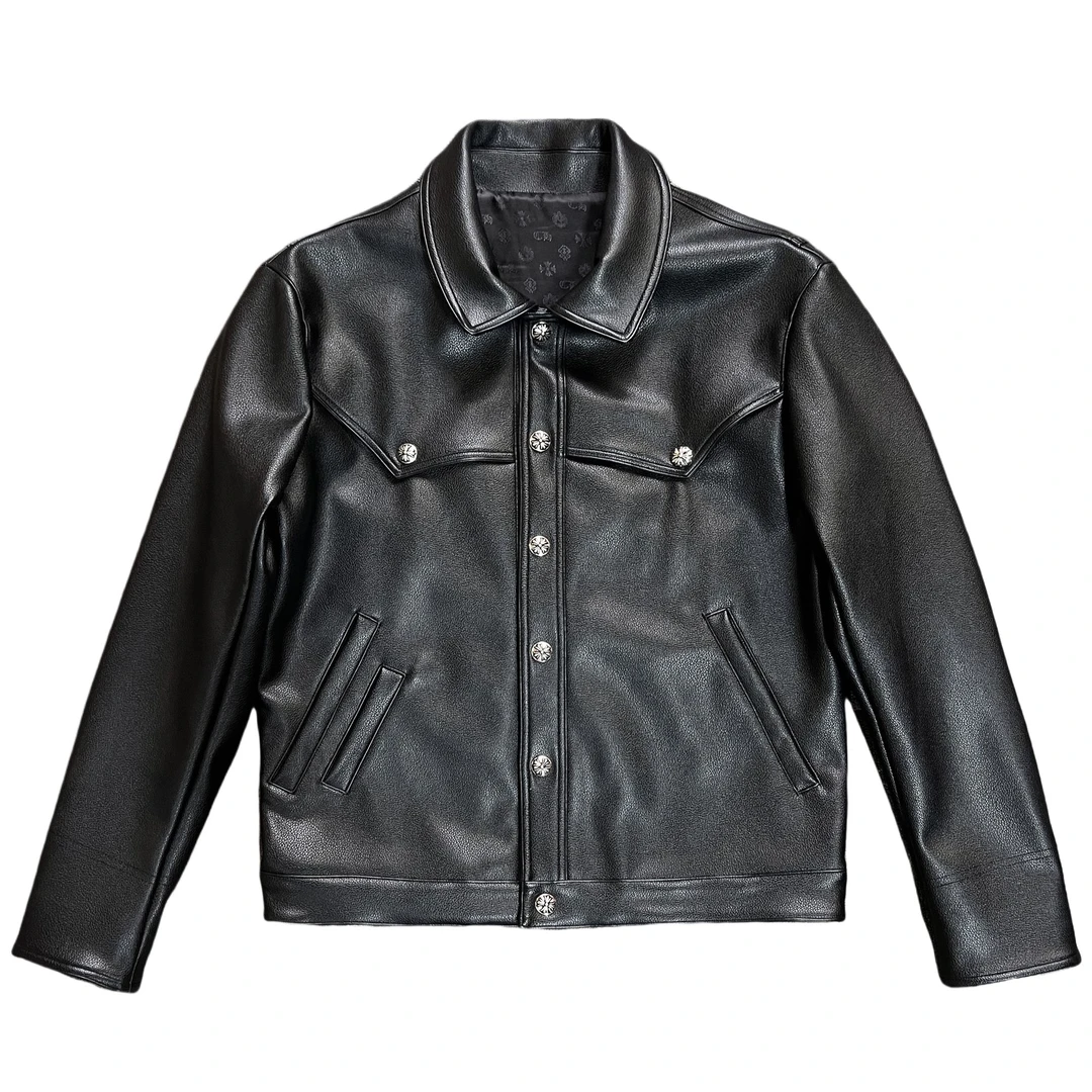 Rebornmoi2024重工高定秋冬火焰藤纹夹克外套（男女同款） PY241