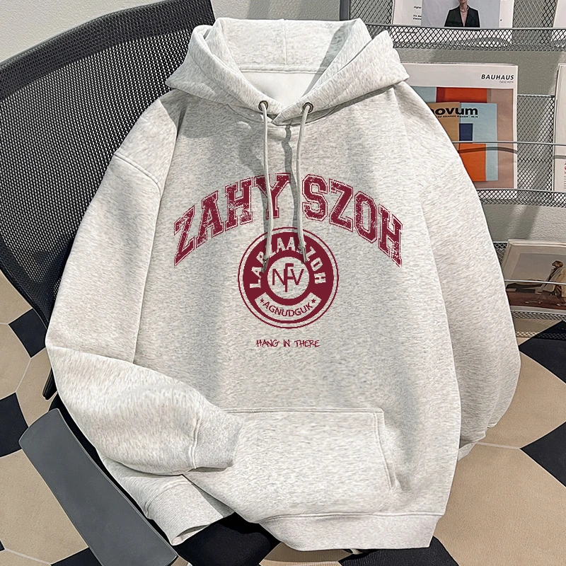 jtrt美式创意潮牌字母印花休闲宽松连帽卫衣男女士秋冬季套头外套