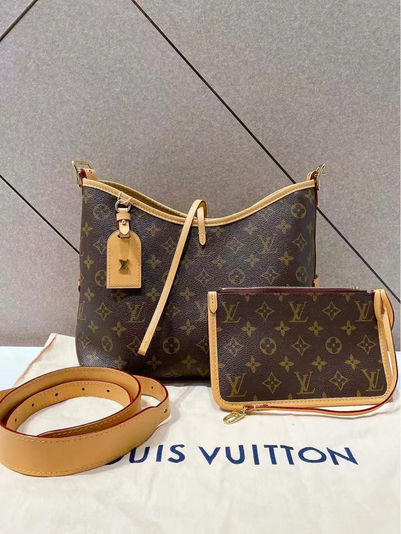 全新未使用 LV 帝爵奢品/全新/LV/老花carryall小号单肩包
