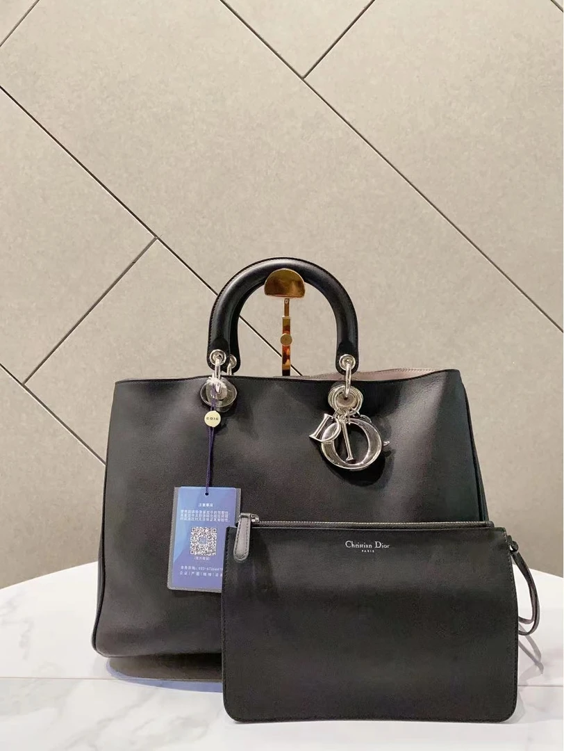95新 DIOR/迪奥 帝爵奢品/黑色公文包包