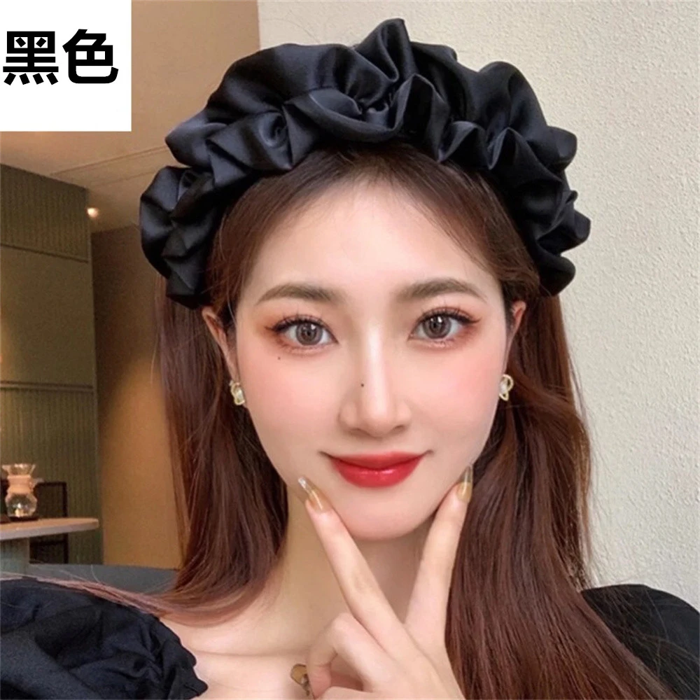 非金属布艺发饰 新款发箍高颅顶显脸小大肠发箍宽