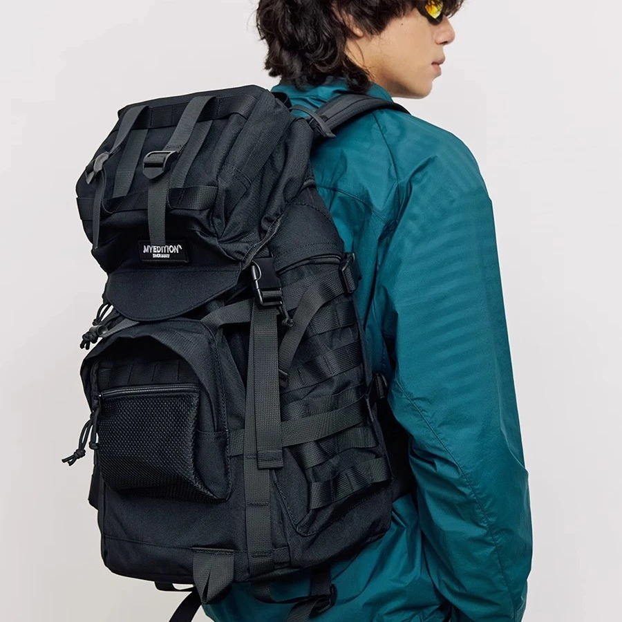 MYEDITION潮牌机能大容量背包男士户外登山包旅游旅行出游双肩包