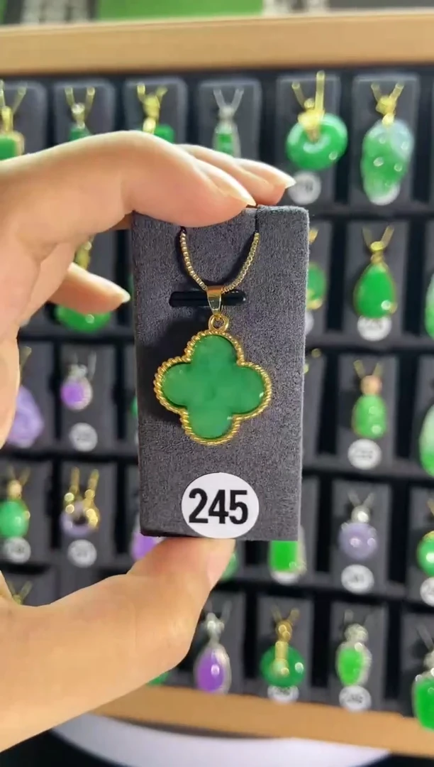 【闪购商品】翡翠耳饰银S925镶嵌245...