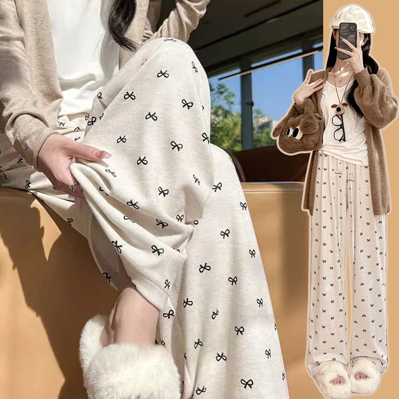 【低价卖不赚钱】【爆款蝴蝶裤】无托腹孕妇裤糯米阔腿裤慵懒风山本裤