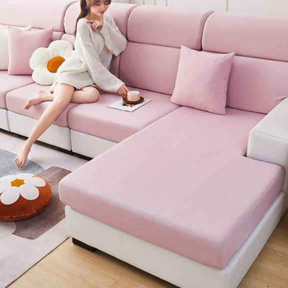 恰风华夏季冰丝沙发套罩全包简约北欧全盖布防猫抓沙发笠防尘弹力