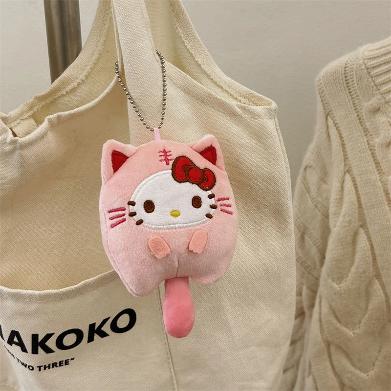 卡通可爱kitty玉桂狗库洛米挂件公仔网红毛绒钥匙扣包包挂饰玩偶