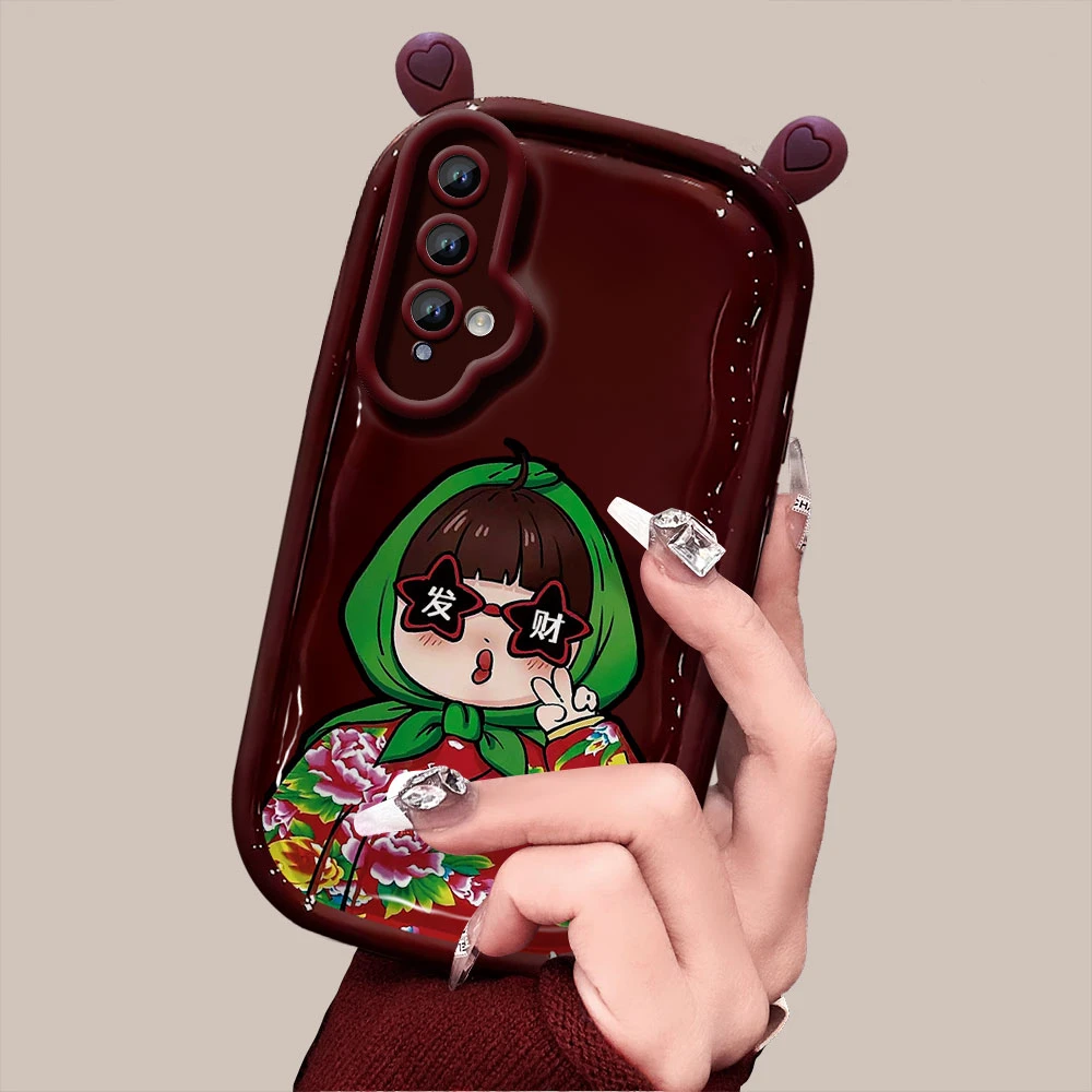 【华为荣耀20/荣耀20S】东北大妈耳朵小胖子新年款防摔手机壳女款