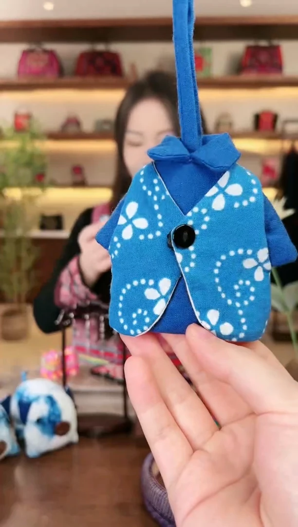 【闪购商品】刺绣刺绣马甲钥匙扣