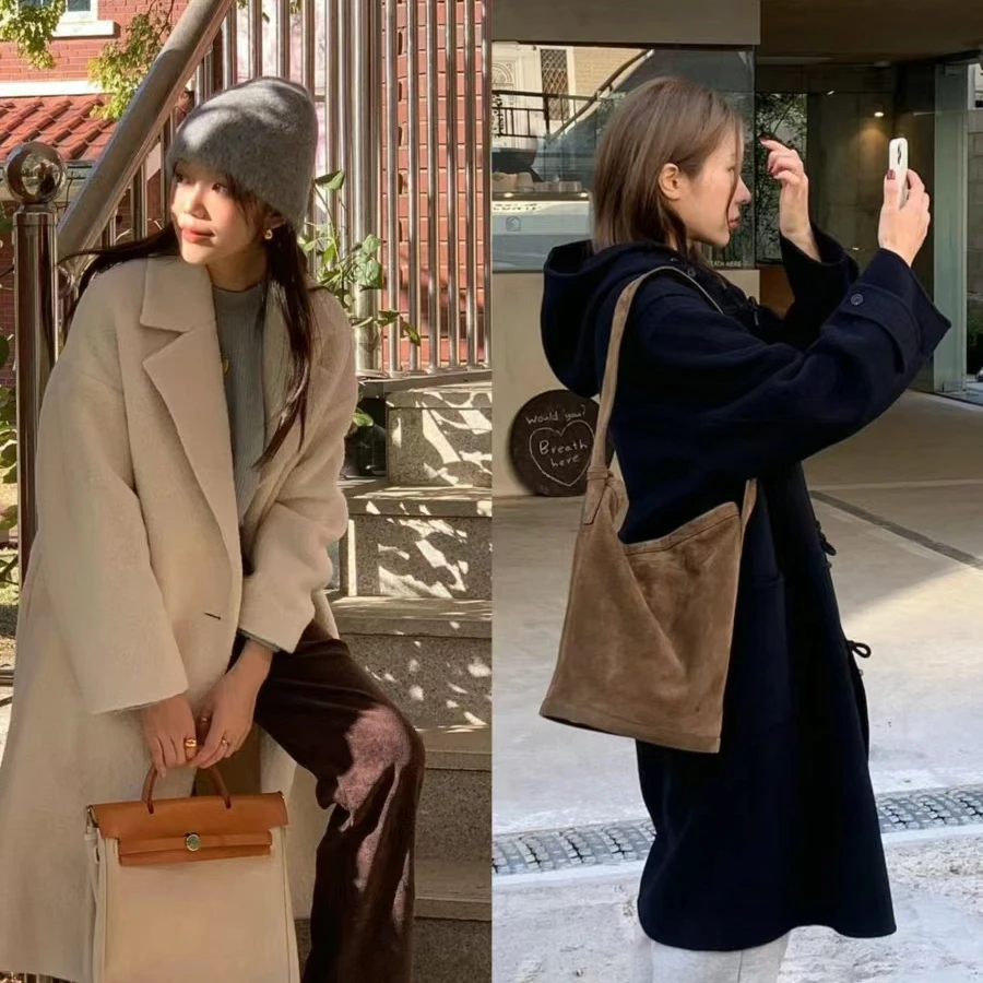 双面大衣尾货样衣默认微瑕