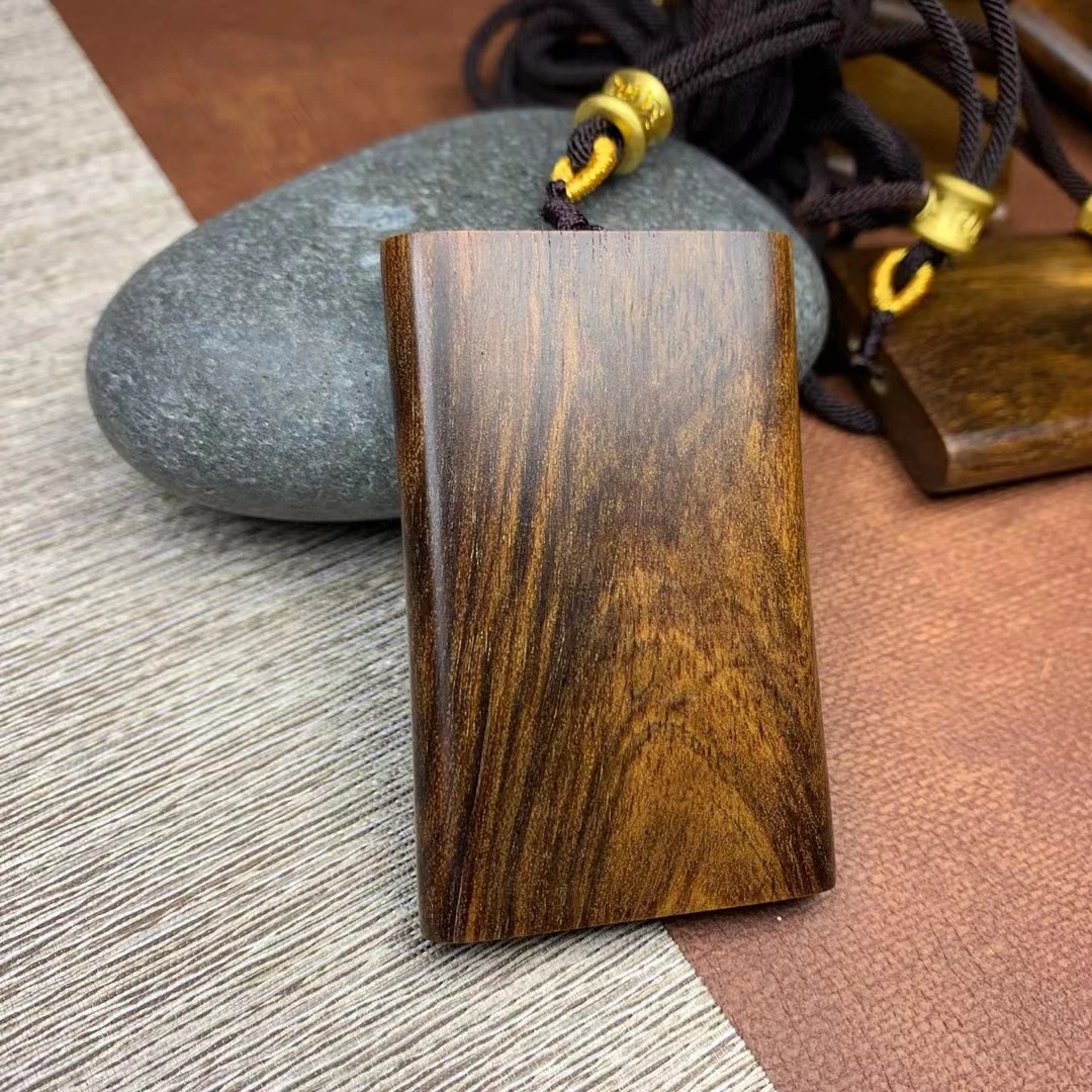 【无事牌】巴布亚贡木满黑油无事平安挂牌挂件&61740&