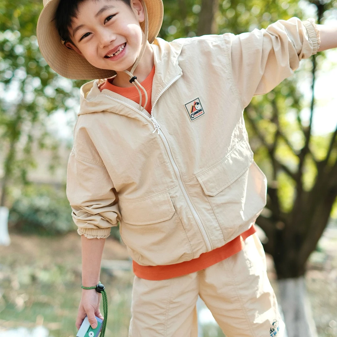 UPF50+防晒小熊壳TeenieWeenieKids童装24夏外套TKJJ246471I