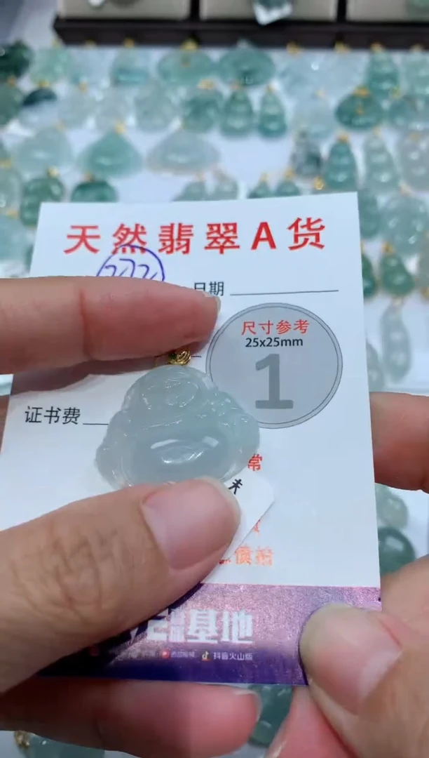【闪购商品】翡翠颈饰未镶嵌天然翡翠A货