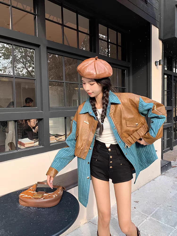 【均码这里拍】潮牌欧货女外套女时尚休闲设计师