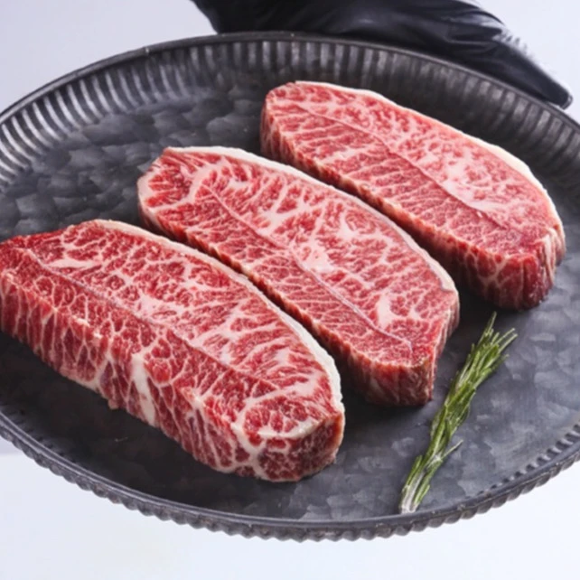 原切牛排澳洲谷饲安格斯M5+牡蛎肉板腱牛排