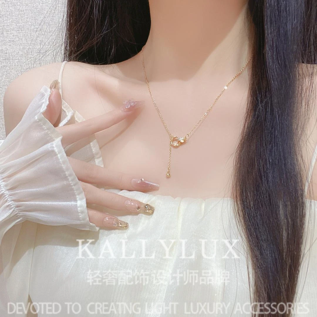 KALLYLUX/卡丽奢 铜合金项链 【环环相扣】 配饰轻奢小众气质设计
