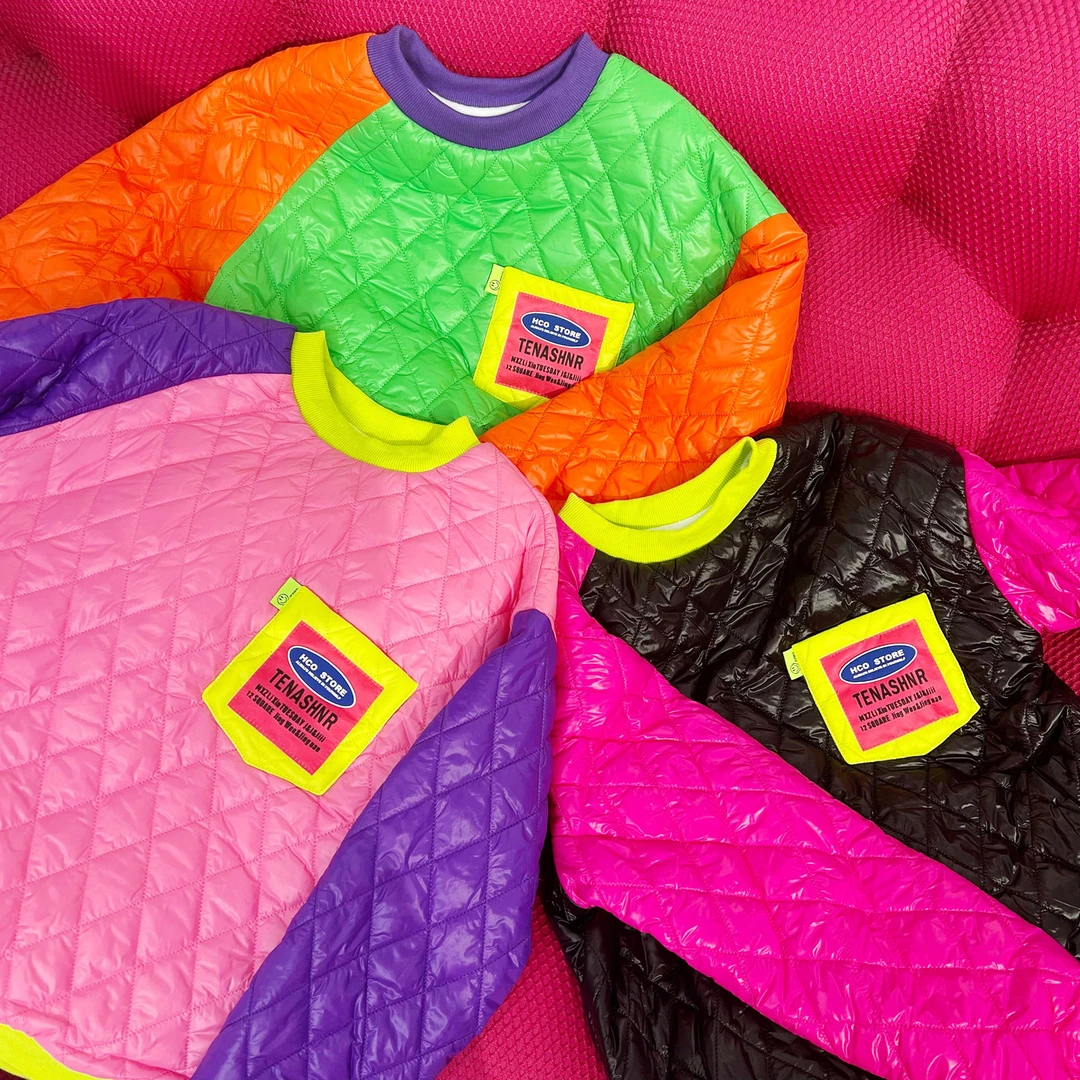 冬装新款原创潮牌宽松时尚显瘦减龄套头棉衣外套棉服女A631