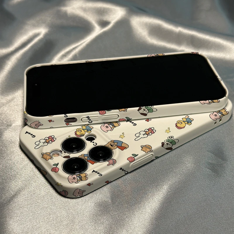 满屏小动物适用苹果14pro新款iPhone13promax手机壳12防摔x全包手