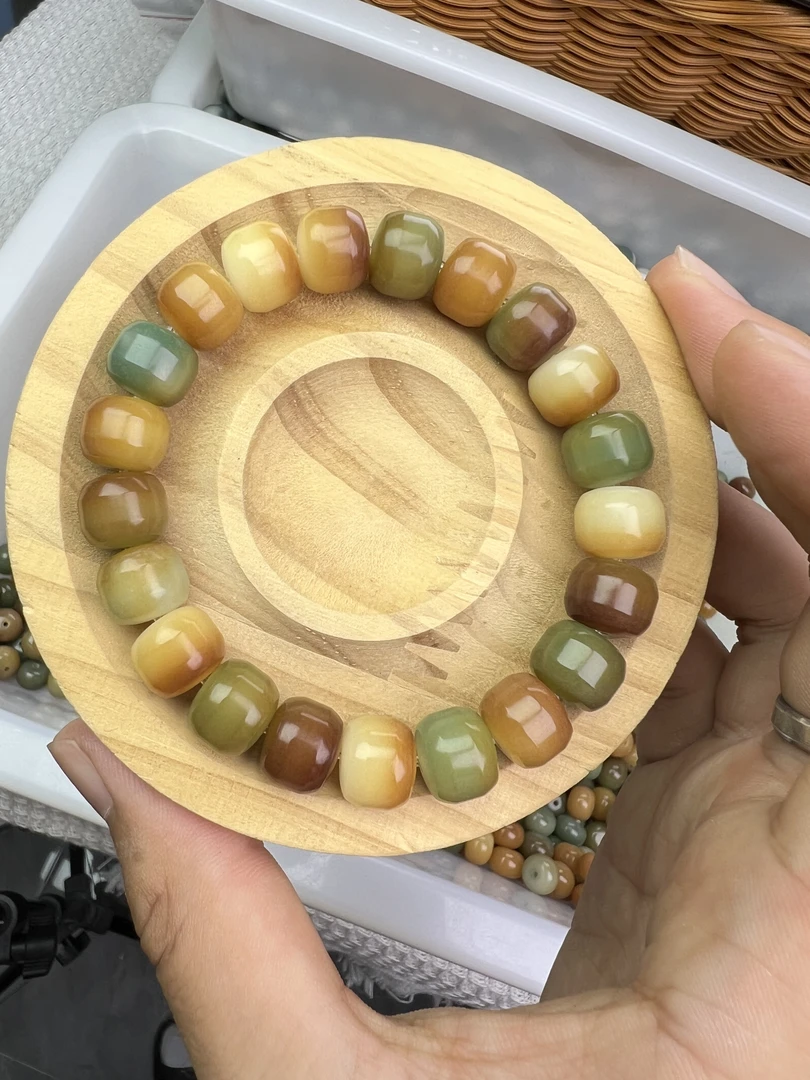 精工高油高密菩提根汉堡珠卡11mmDIY散珠