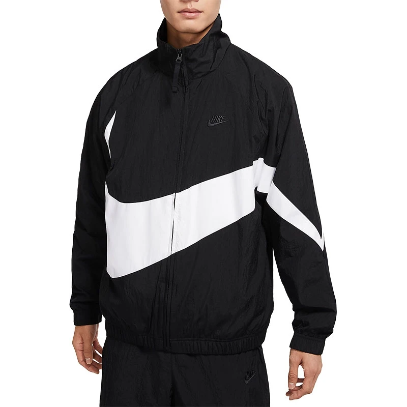 Nike/耐克男秋季新款大勾子印花运动外套休闲立领夹克DV1363-010