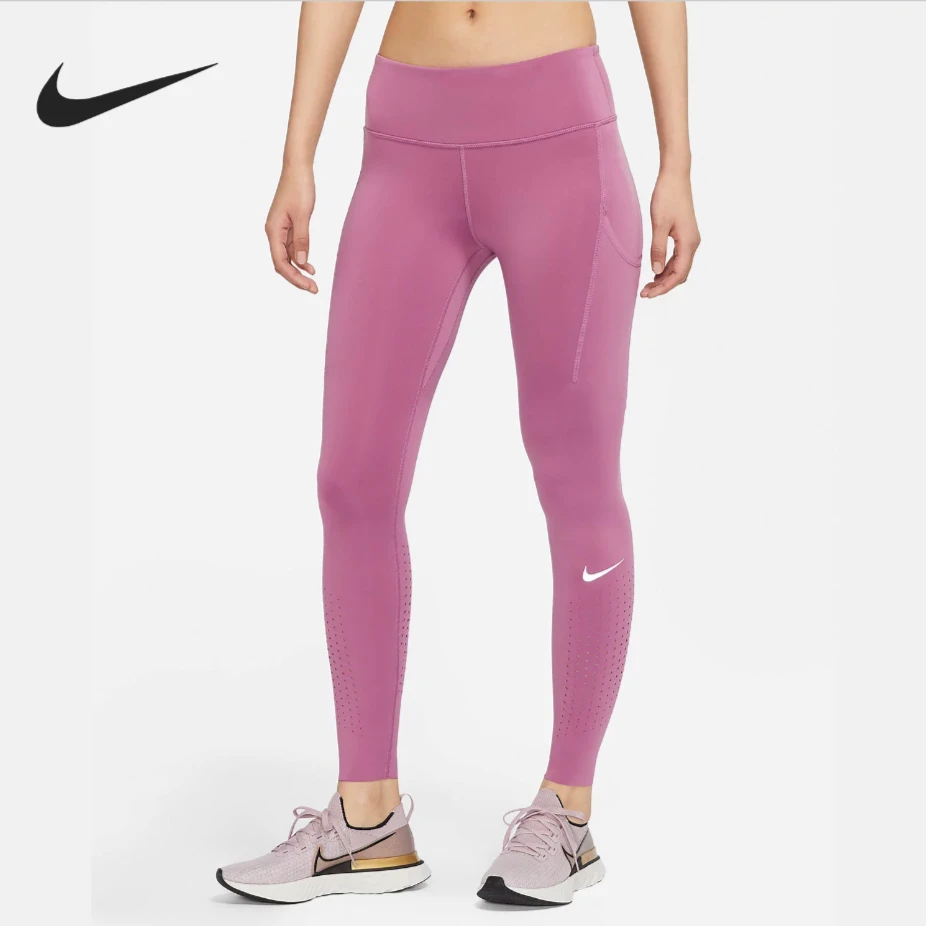 Nike/耐克春季新款运动训练瑜伽裤女子健身裤紧身裤CN8042-507