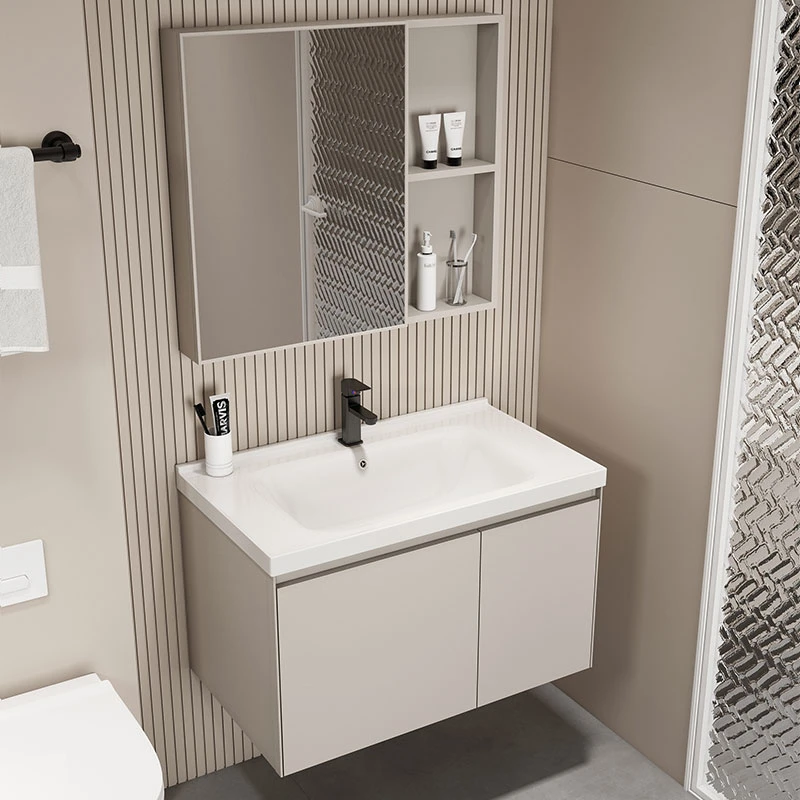 浴室柜组合陶瓷一体盆洗手台盆柜组合卫浴柜家用卫生间阳台小户型