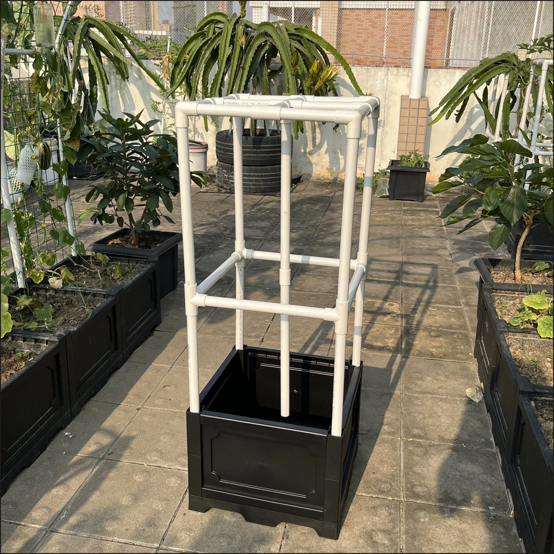 经典火龙果种植箱支架神器楼顶阳台绿植蔬菜花盆正方形种菜盆