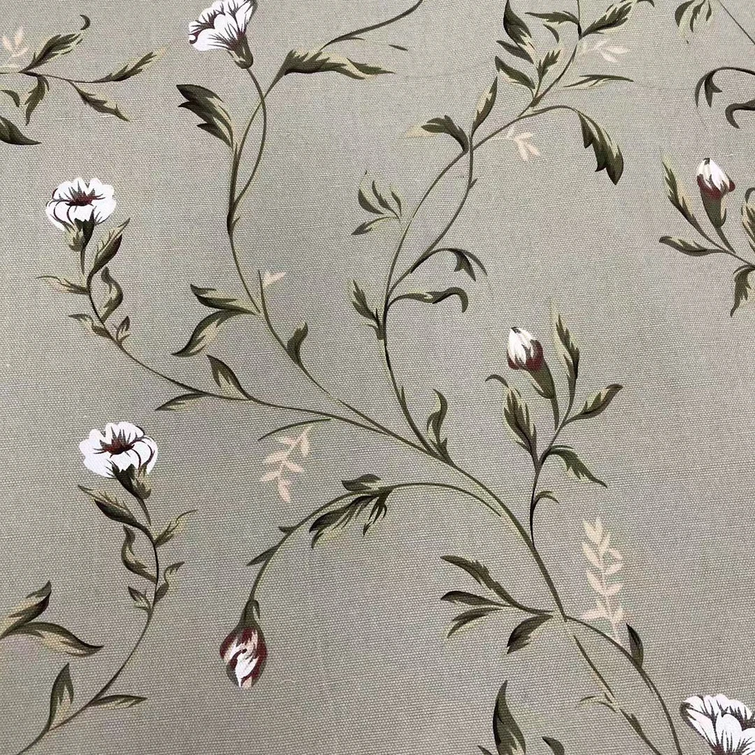 【绒兰】福利！！数码印花帆布面料 80号 牵牛花