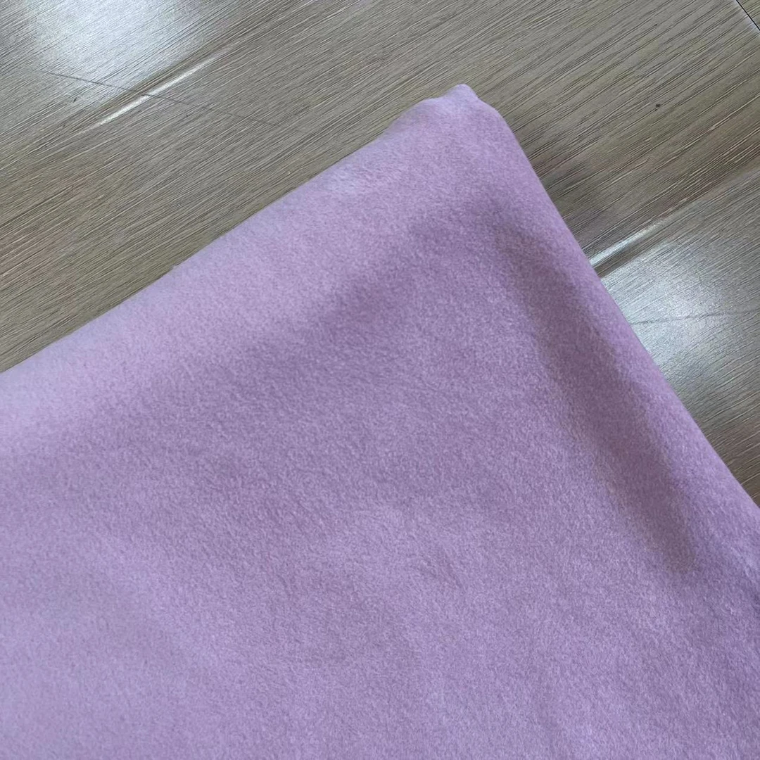 【绒兰】加厚重磅澳绒面料 06号 皮粉色