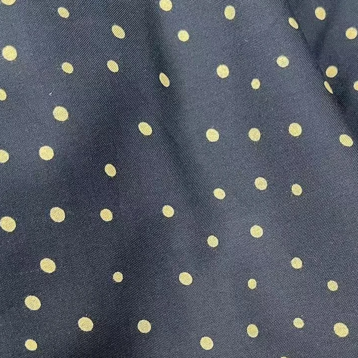 【绒兰】升级款！重磅雕印染底棉绸布料 110号 小波点