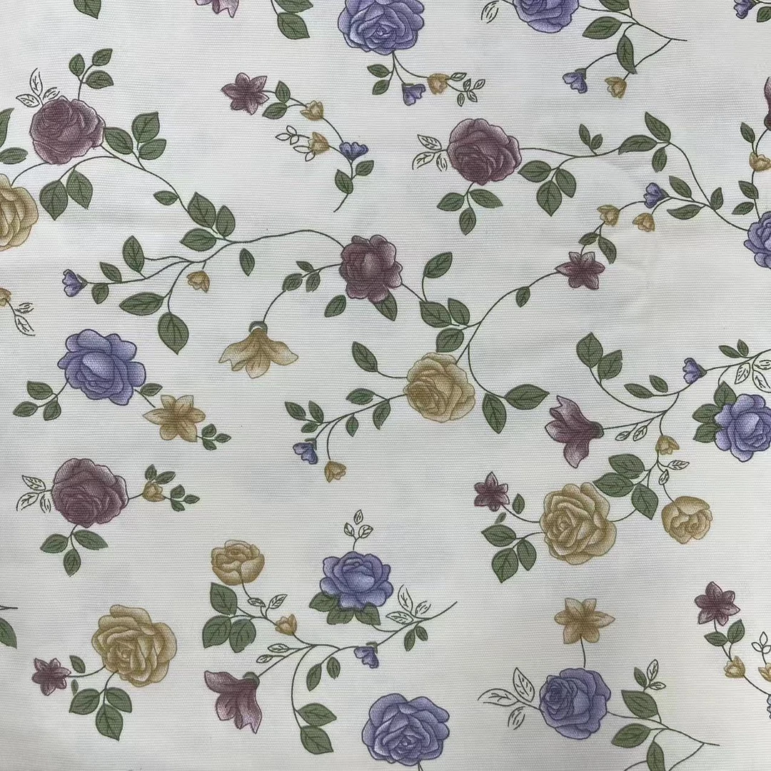 【绒兰】（门幅2.5米）全棉老粗布 床单凉席枕套布料 2号 瑰园