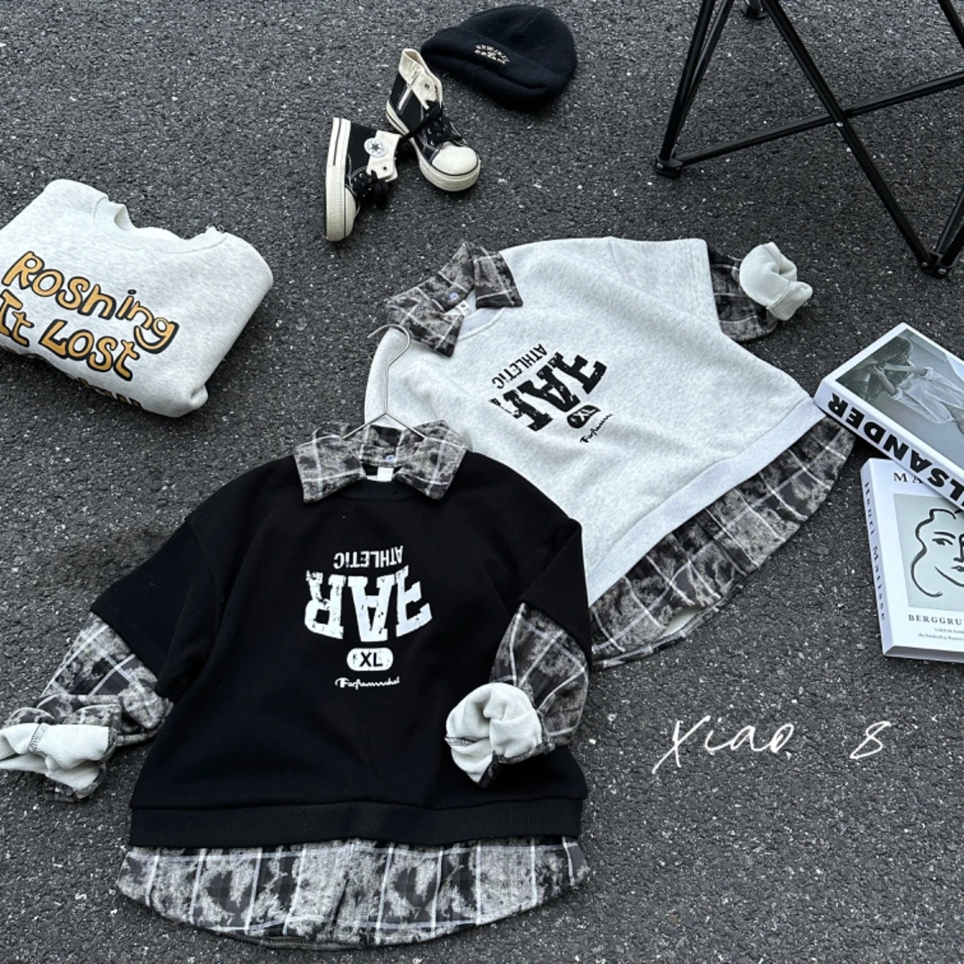 XB- A092   高货假两件卫衣