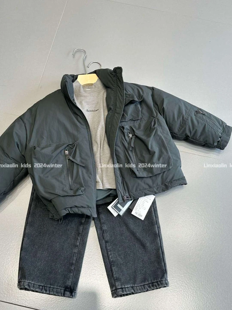 LXL - 24254  高货立体口袋棉服