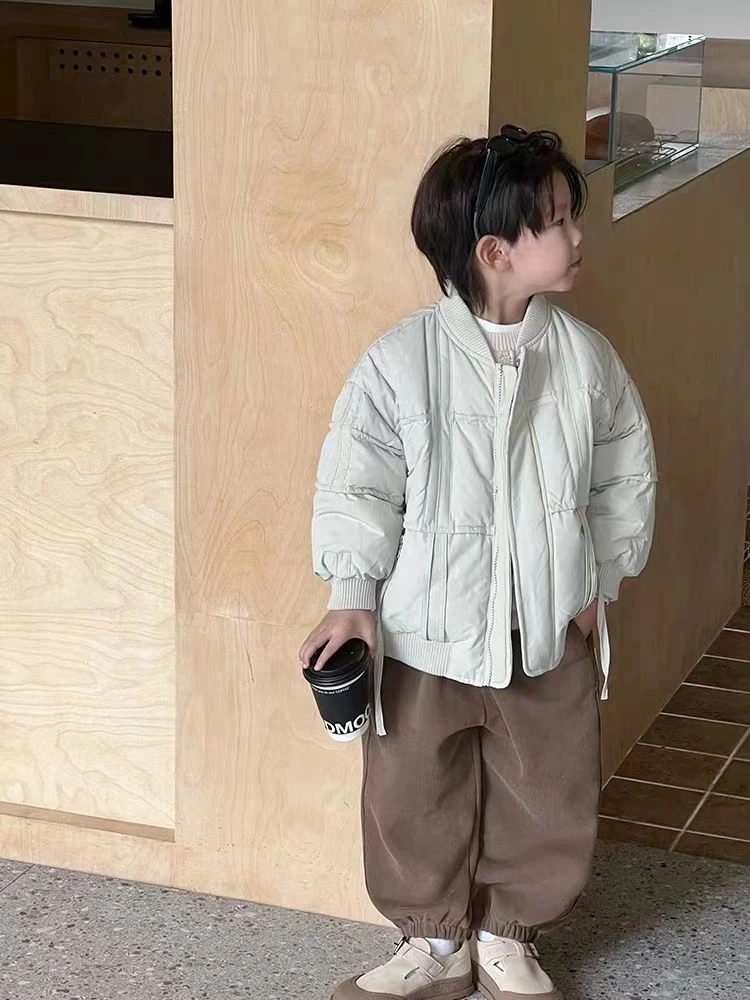LXL- 23157 高货韩版纯色羽绒服