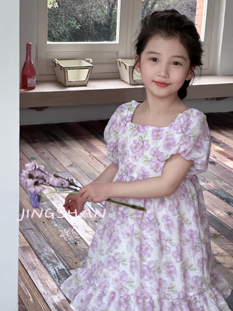 JX-25048  夏季甜美碎花连衣裙