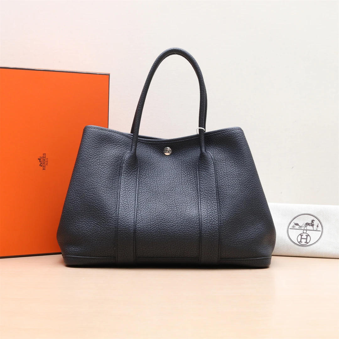95新 Hermes/爱马仕 【33精选】929785花园包 36 89黑色