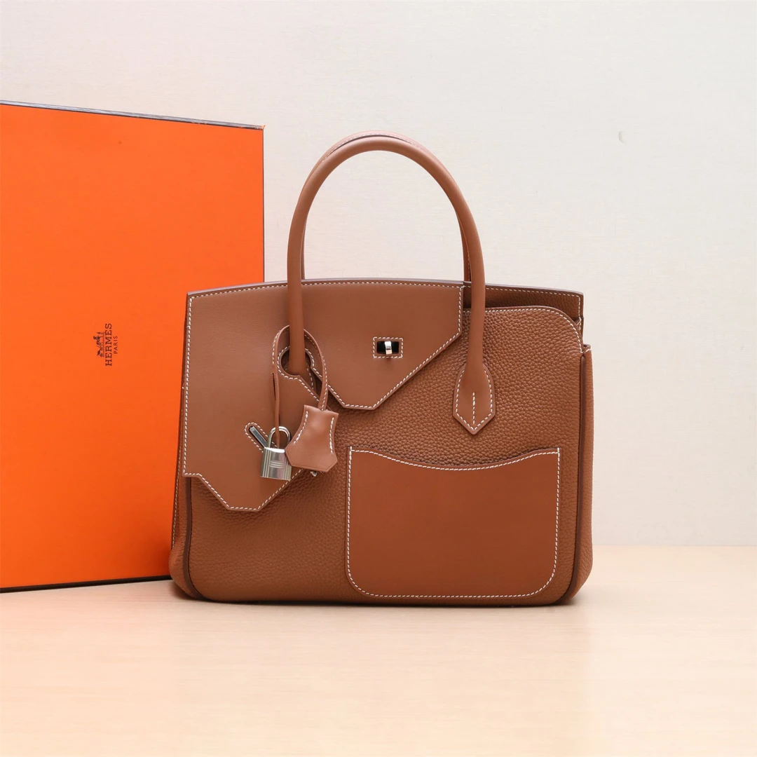 99新 Hermes/爱马仕 【33精选】080642Birkin 30 不规则37金棕色