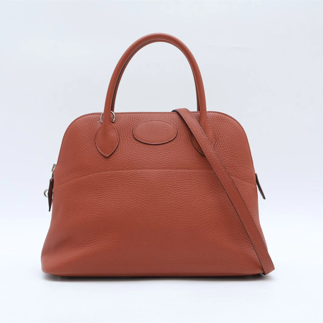 99新 Hermes/爱马仕 黑黑精选P244379214 保龄球包 31 6C古铜色