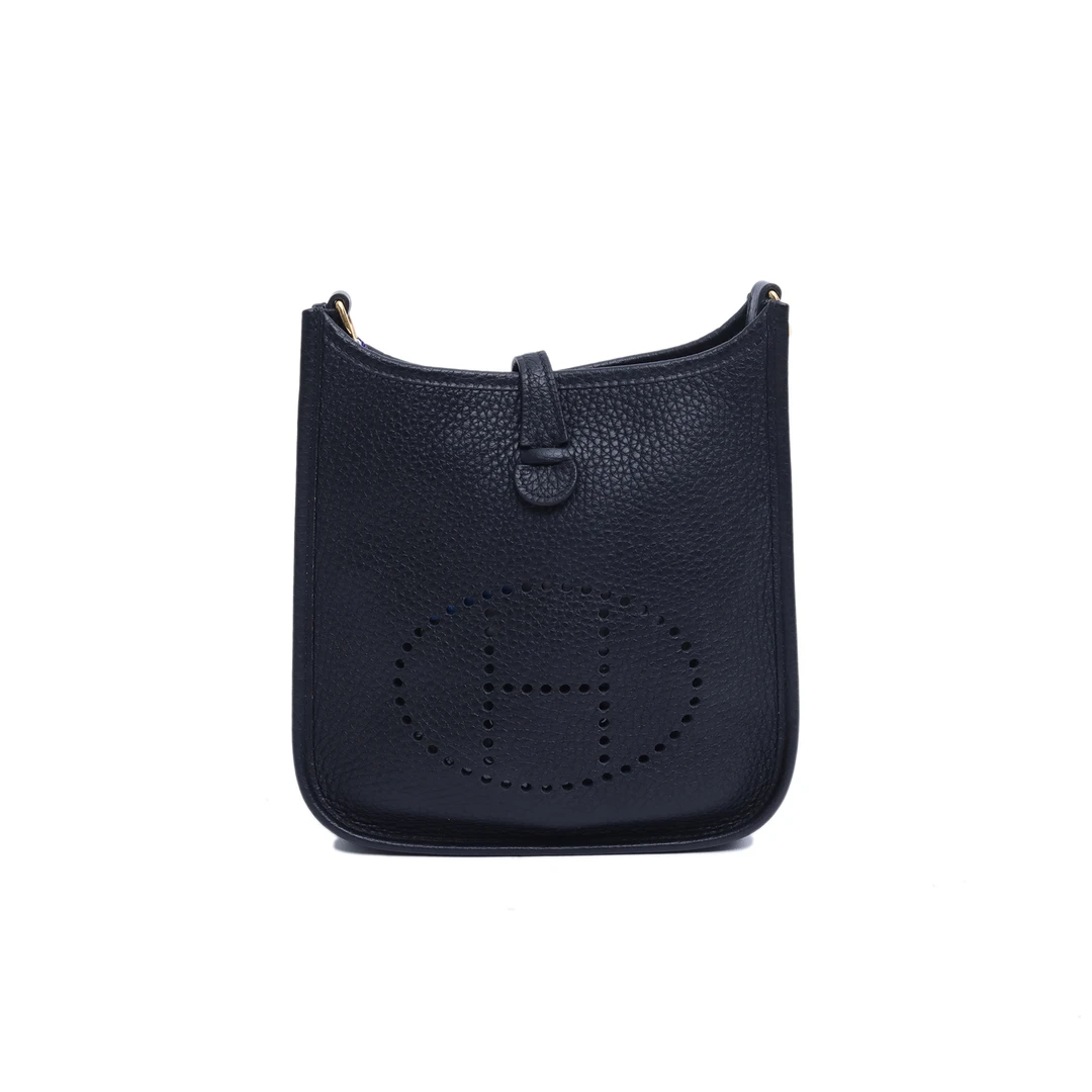 全新未使用 Hermes/爱马仕 【33精选】TP013371Evelyne Mini 黑色包