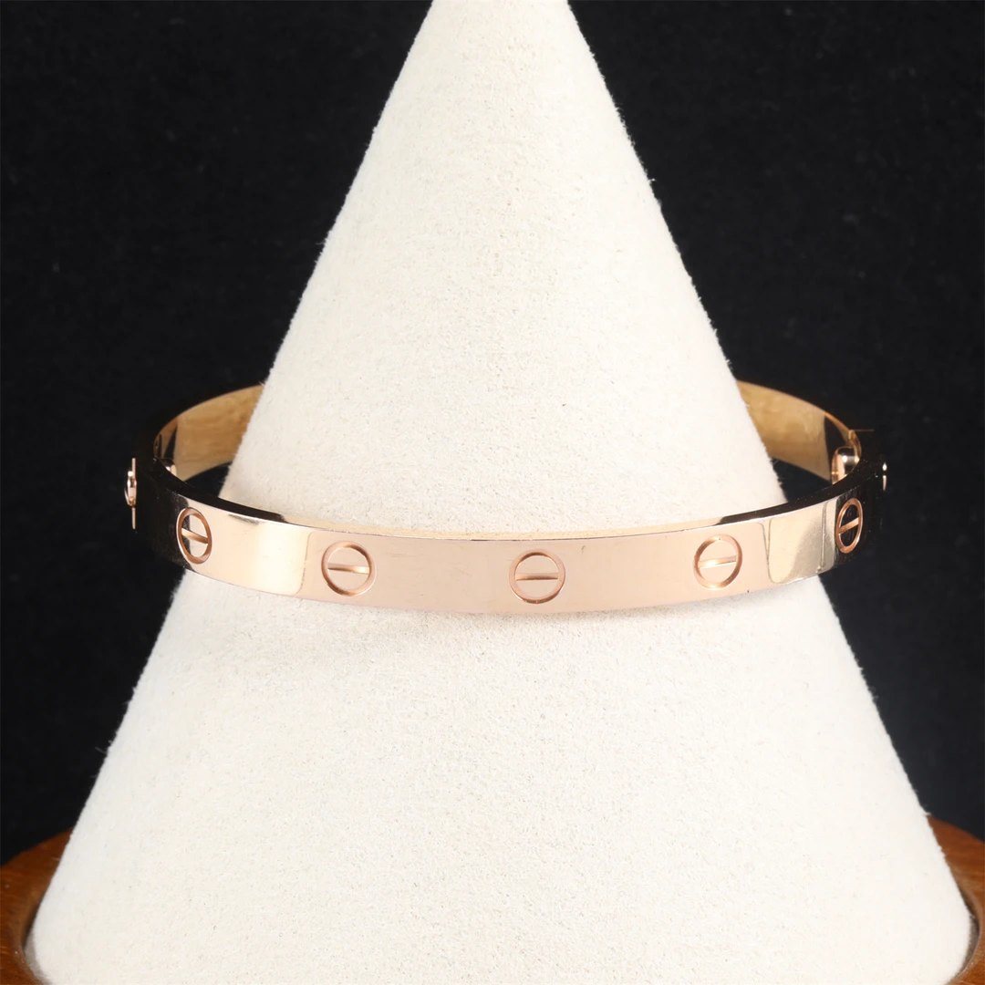 99新 Cartier/卡地亚 【33精选】302118LOVE 18K金 宽版手镯