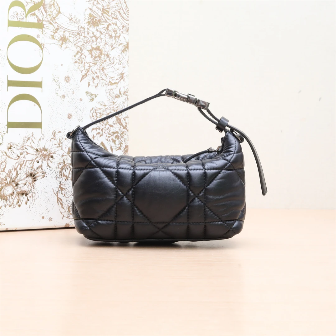95新 DIOR/迪奥 黑黑精选 P244378991手拿饭盒包 2022