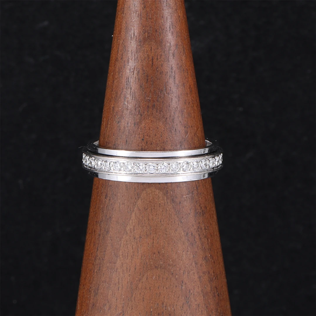 99新 Piaget/伯爵 小花6花 伯爵 时来运转 戒指 18K白金/钻石 55
